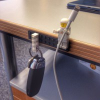 How-To: LEGO Key and Cable Holder with Sugru Rubber