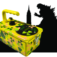 Godzilla Detector: A Retro Digital Geiger Counter