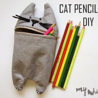 How-To: Adorable Cat Pencil Case