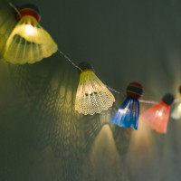 How-To: Shuttlecock Lights Garland