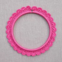 How-To: Crochet around an Embroidery Hoop