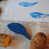 How-To: Fabric Printing With Veggies