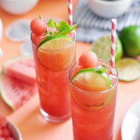 How-To: Watermelon Basil Lime Iced Tea