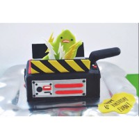 Amazing Birthday Cake Based on a Felt Sculpture Based on Ghostbusters