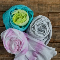 How-To: Watercolor Painted Summer Scarf