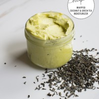 DIY Beauty: Whipped Green Tea and Coconut Oil Moisturizer