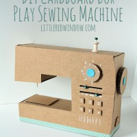 How-To: Toy Cardboard Sewing Machine