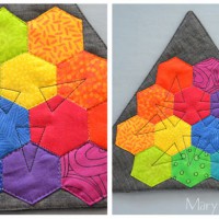 Sewing Tools: Quilted Hexagon Color Wheel