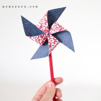 How-To: Fourth of July Paper Pinwheels