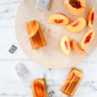 Recipe: Sweet Peach Iced Tea Popsicles