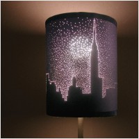 How-To: Pin Poked Lamp Shade Illustration