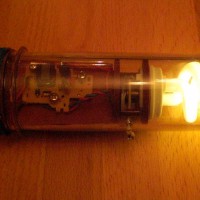 Emergency CFL light gets a steampunk makeover