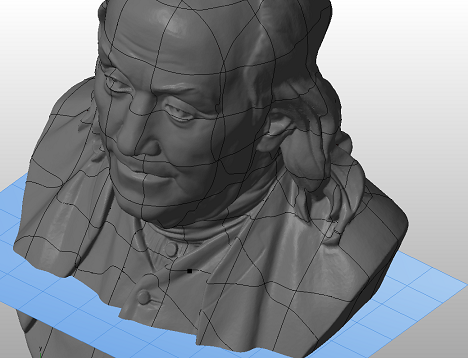Giant Crowdsourced 3D Printed Ben Franklin from We The Builders (and you!)