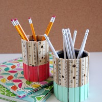 How-To: Ruler Pencil Holder