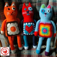 Granny Square Plush Cat Pattern