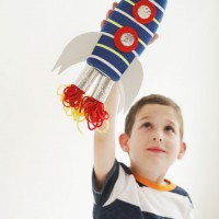 Kid Crafts: Soap Bottle Rocket