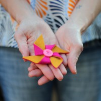 How-To: Pinwheel Hair Clip