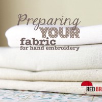 Sewing Tip: Preparing Your Fabric for Embroidery