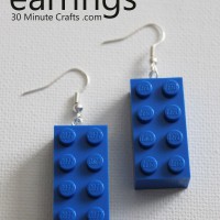 How-To: LEGO Earrings