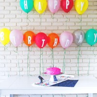 How-To: Lettered Balloon Banner