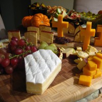 DIY Cheese Graveyard and Brie Coffin