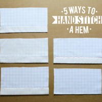 Sewing Tip: 5 Ways to Hand-Stitch a Hem