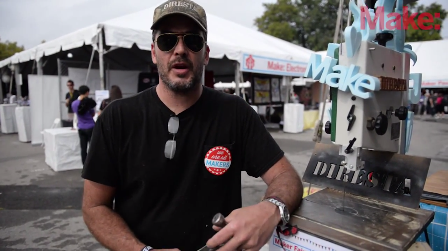 Master Craftsman Jimmy DiResta Brings his Bandsaw to Maker Faire