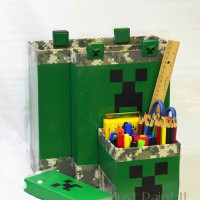 How-To: Minecraft-Inspired Desk Organizer