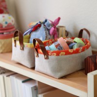 How-To: Fabric Storage Bins with Handles