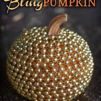 How-To: Gold Bling Pumpkin