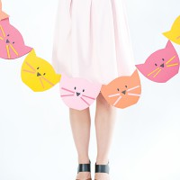 How-To: Bright Kitty Cat Garland