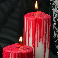 DIY Bloody Candles