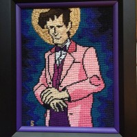 Eleventh Doctor Needlepoint Portrait