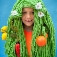 How-To: Halloween Yarn Wig