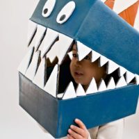 How-To: Cardboard Dinosaur Costume