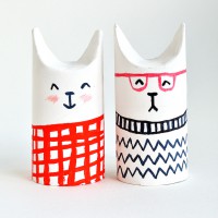 Kid Crafts: Toilet Paper Roll Cats