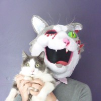 Zombie Cat Costume and Other Creepy Masks