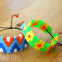 How-To: Patterned Hama/Perler Bead Bracelets