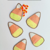 How-To: Halloween Candy Corn Party Favors