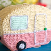 Homemade Crocheted Vintage Caravan and Mini Caravan Pattern