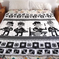 Beatles Iotacons Blanket From Granny Squares