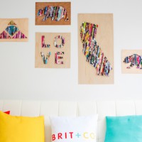 How-To: Magazine Page Wall Art