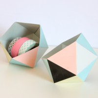 How-To: Geometric Paper Catch All