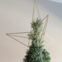 How-To: Geometric Himmeli-Style Star Tree Topper