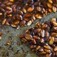 Recipe: Spiced Pumpkin Seed Brittle