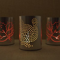 How-To: Faux Tin Can Luminaries from Paper