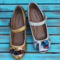 How-To: Star Wars-Inspired Painted C-3PO and R2-D2 Shoes