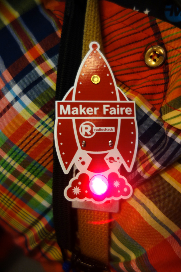 Learn-to-Solder Rocket Ship Pin