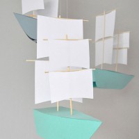 DIY Paper Boat Decoration