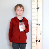 How-To: DIY Wooden Ruler Growth Chart